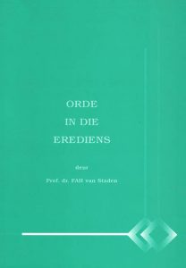 Orde in die erediens