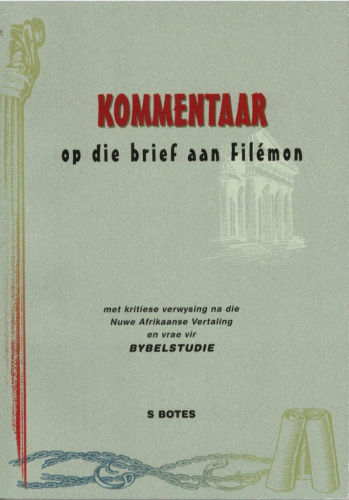 Kommentaar op die Brief van Filémon