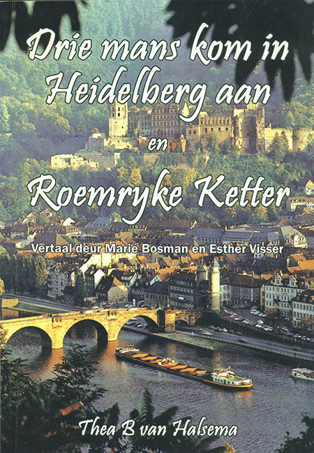 Drie mans kom in Heidelberg aan