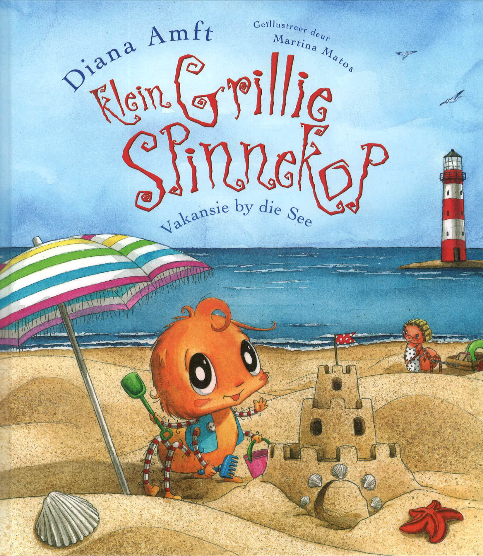 Klein grillie spinnekop - Vakansie by die see