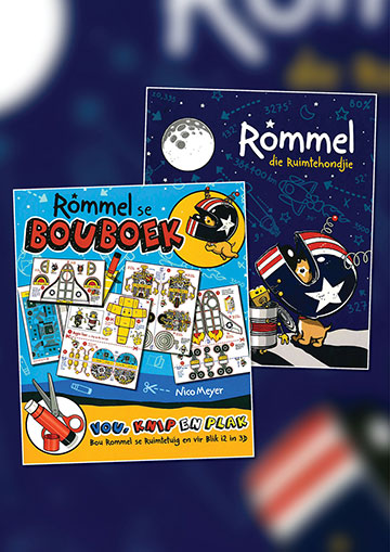 Rommel se bouboek / Rommel die ruimtehondjie (2 boeke)