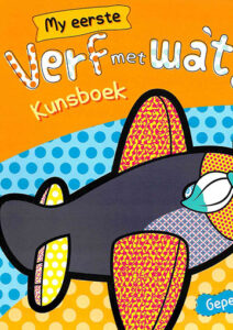 My eerste verf met water kunsboek – Geel