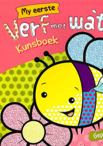 My eerste verf met water kunsboek – Pienk