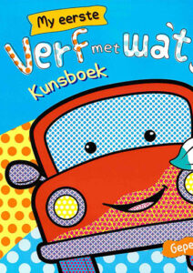 My eerste verf met water kunsboek – Blou