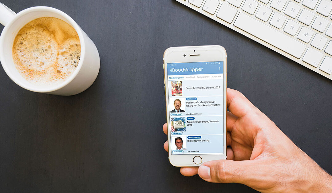 Die Boodskapper maak sy digitale voetspoor